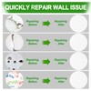 FIXBUILD Drywall Repair Kit, 2 Spackle Wall Repair Patch Kit,