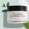 Agassi Snail Repair Anti-Wrinkle Cream 50g Snail Cream Elastic Moisturizing Mucin Ingredient / 아가시 스네일 리페어 안티링클 크림 50g 달팽이크림 탄력보습 뮤신성분