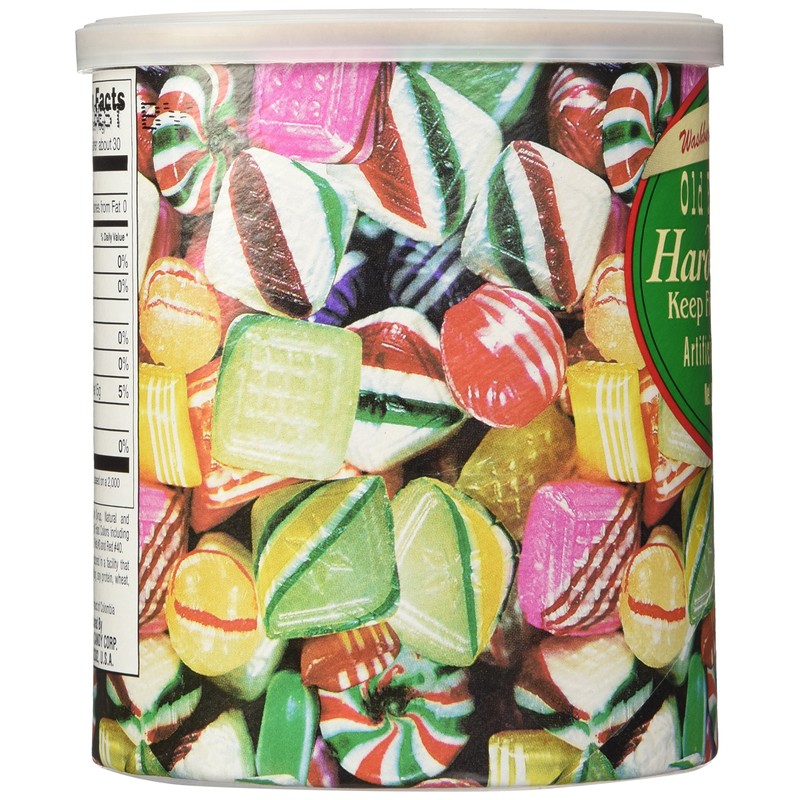 Washburns Old Fashioned Hard Candies 16 oz Canisters (2 pack)