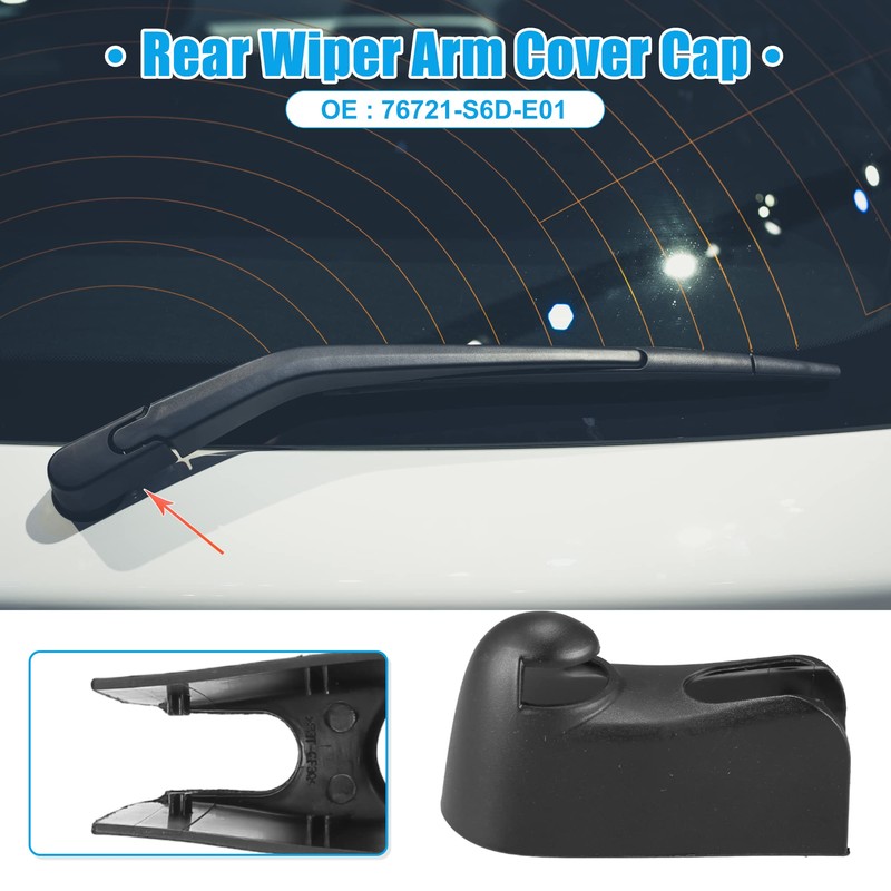 A ABSOPRO Rear Window Wiper Arm Cover Cap for Honda