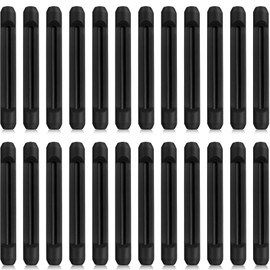Frienda 12 Pairs Silicone Eyeglass Ear Cushions Eyeglass Pads Anti Slip Glasses Ear Hook Eyeglass Strap Holder for Reading (Black)