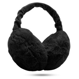 KQueenStar Direct Ear Muffs Women - 1/2 Piece Winter Earmuffs Adjustable Faux Fur Ear Warmer Soft Warm Windproof Plush Earmuffs Foldable For Men/Girl