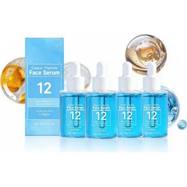 【Hot New Releases Rank 1#】4PCS Facial Hydrating Serum, Deep Hydration, Firm the Skin, Reduces Sagging, Enhance Elasticity, Fade Fine Lines, for All Skin Types, for Sensitive Skin, 30ML/1FL.OZ