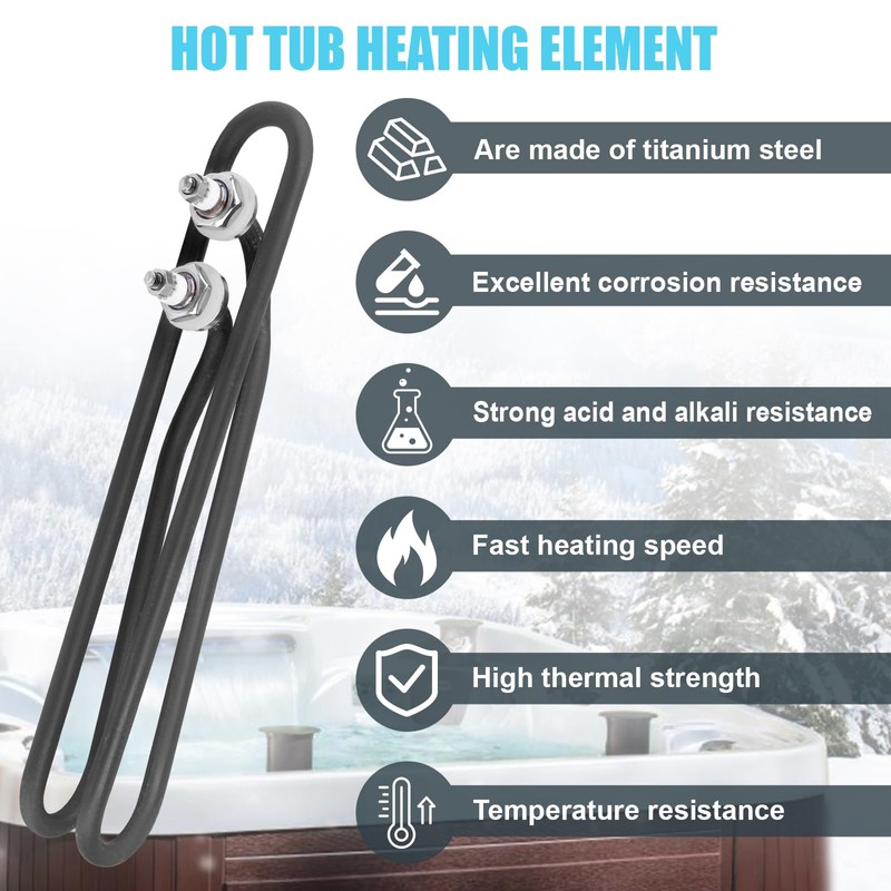 AFZZ 5.5kw 240v 316 Stainless Steel Hot Tub Heater Element