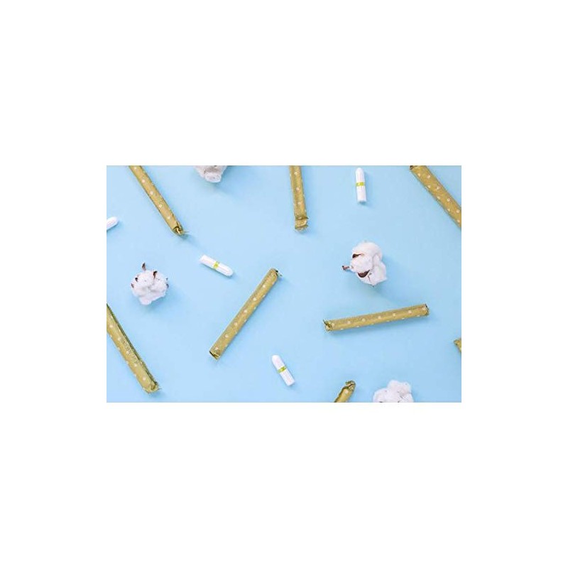Natracare Regular Organic Cotton Tampons with Applicator, 16 Count (Pack