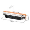 sourcing map Gender Changer 18 Pin DB25 Male to DB9