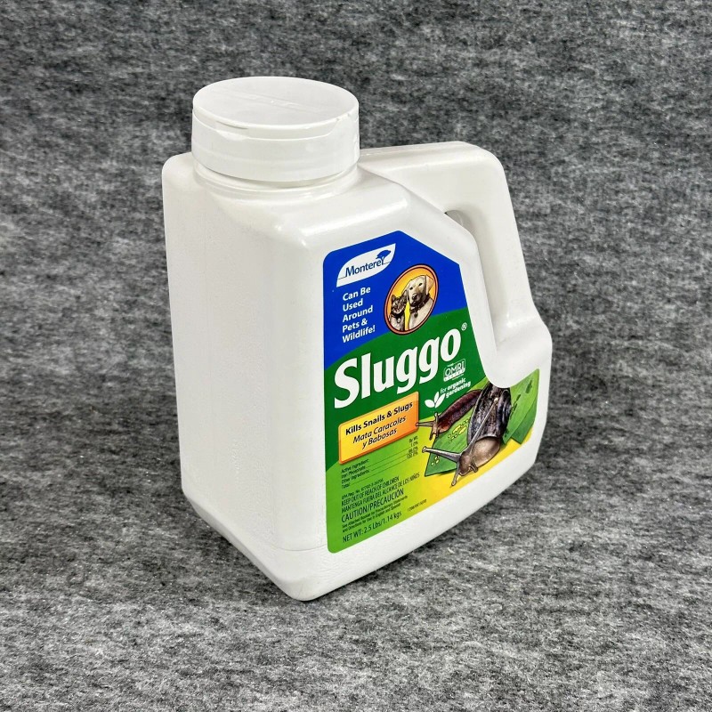 Monterey Sluggo Slug & Snail Pellets for Organic Gardening, 2.5