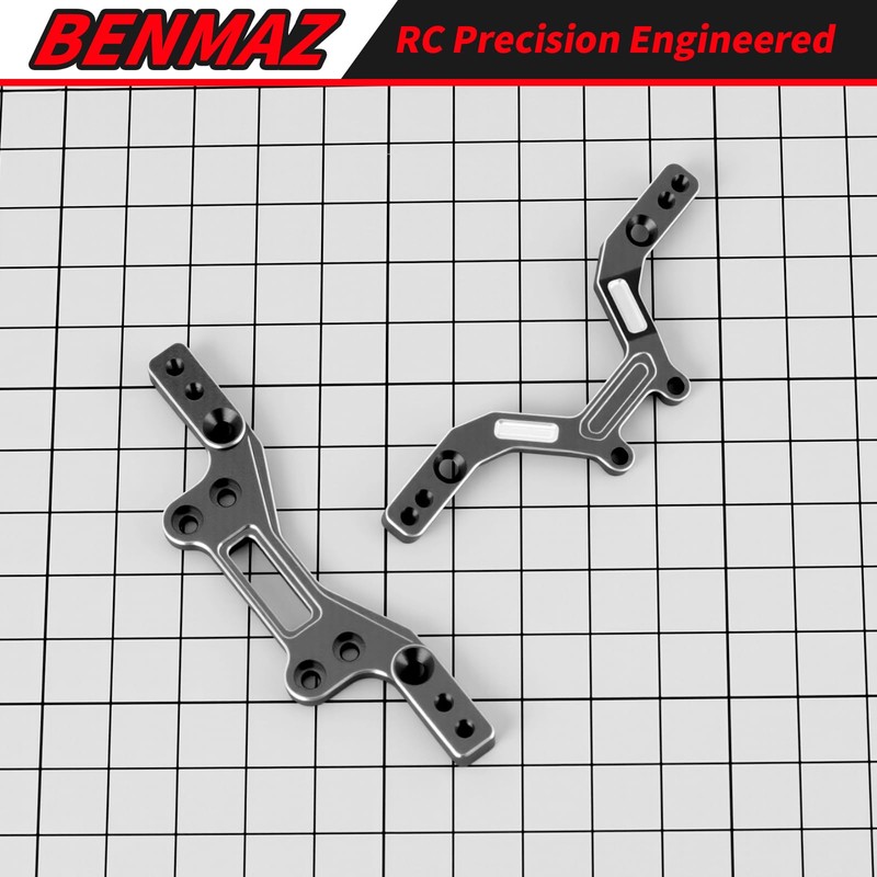 Aluminum Alloy Front&Rear Damper Plate Upgrade, Extended Design for ARRMA