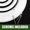 Therwen 4 Pieces 6 Inch Round Vent Cover, Ceiling Diffuser