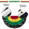 GOAUS Juneteenth Decorations 1.5x3 Ft African American Bunting Flags with