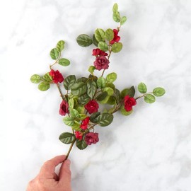 Factory Direct Craft Set of 4 Factory Direct Craft Red Artificial Rose Sprays