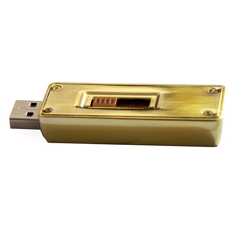 Tomax gold bar made of metal as a USB stick