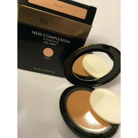 Revlon New Complexion Powder, TOAST , 0.35 Ounce OIL -FREE NEW.
