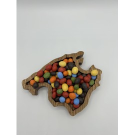 LiftWood Wooden Snack Bowl Plate Bowl Box in the Shape of Mallorca Palma Ballermann Malle