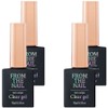 From the Nail non-wipe gel nail, clear, 10g, 4 pieces / 프롬더네일 논 와이프 젤 네일, 클리어, 10g, 4개