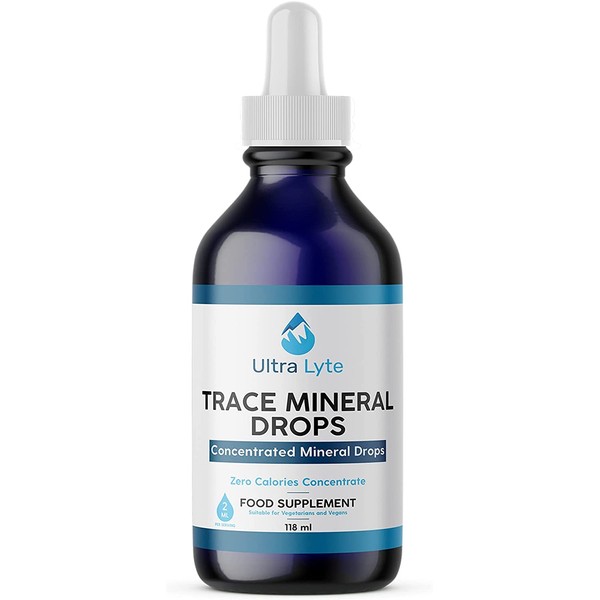 Ultra Lyte Trace Mineral Drops - Trace Element Drops Ionic Magnesium Dietary Supplement (118 ml)