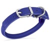 OOPSDOGGY Rolled Leather Dog Collar Soft Roll Collars for Small