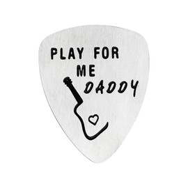 BESPMOSP Daddy Guitar Pick Gifts for Dad Birthday Gifts Christmas Jewelry For Father Dad Picks