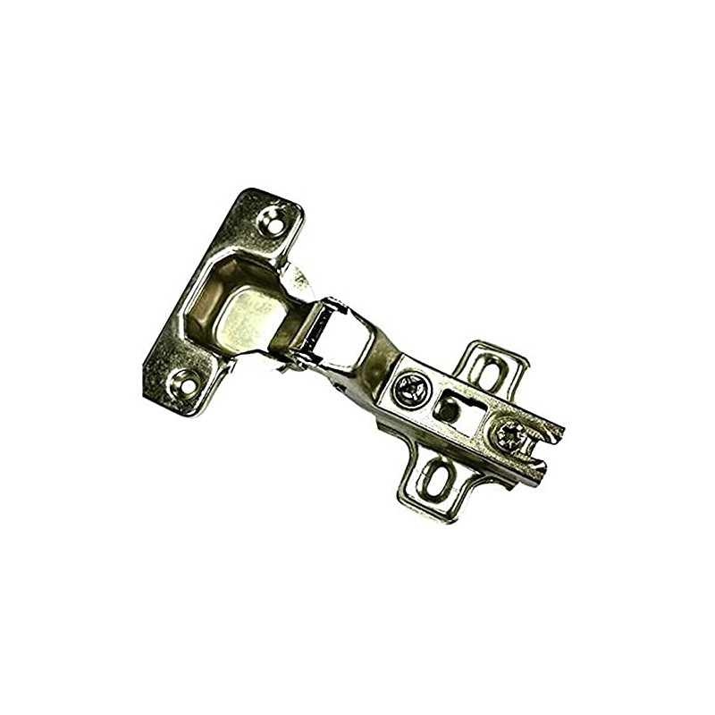 Merriway BH05996 (2 Pcs) Slide-On Kitchen Cabinet Wardrobe Hinges, Cruciform
