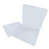 WYAN 4 Pcs Storage Boxes,Clear Plastic Beads Storage Containers Box,Rectangle