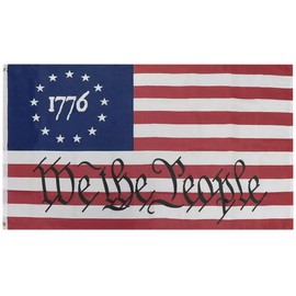 3X5 TRUMP 2024 Betsy Ross 1776 We The People RWB 100D Flag Banner R3