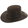 Barmah 1022 Squashy Bronco Cooper Crossing Leather Hat Brown, beige,