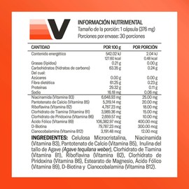 Complejo B | Vitamínica | 90 cápsulas de 376 mg c/u | 3 meses