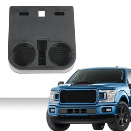 G-PLUS Center Cup Holder Under Front Seat Bottom Compatible with Ford F150 2015-2022 /Fit Ford F250 F350 F450 F550 Super Duty 2017-2022 HC3C 1A096-MB