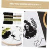 jojofuny 24Pcs Multi Function Embroidery Thread Black White Sewing Supplies