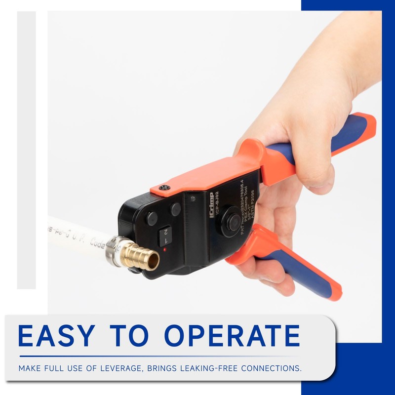 iCrimp One-Hand PEX Pipe Cinch Tool meet ASTM F2098 Standard