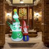 1.8m Dwarf and Christmas Tree Inflatable Decoration IP44 Christmas Outdoor