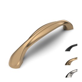 9BUILD 2 Pack 3-3/4 Inch Cabinet Handles Champagne Gold Cabinet Pulls Kitchen Handles for Cabinets Gold handles for Cabinets Dresser Pulls Gold Kitchen Handles