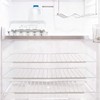 SPARES2GO Fridge Shelf compatible with Fridgemaster Refrigerator Freezer Adjustable White