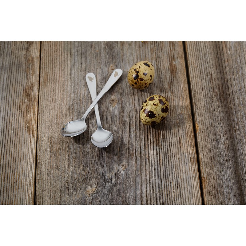 Quail Egg Spoon with Engraving