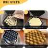 MYFULLY Bubble Waffle Maker Pan | Egg Bubble Pan Aluminum