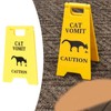 2PCS Cat and Dog Vomit Signs, Cat Vomit Sign, Dog