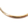 Cuffstore 6MM Petite Thin Polished Gold Titanium Eternity Collar Locking