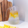Large Glass Jug with Lid - 1.3L Pitcher Jug