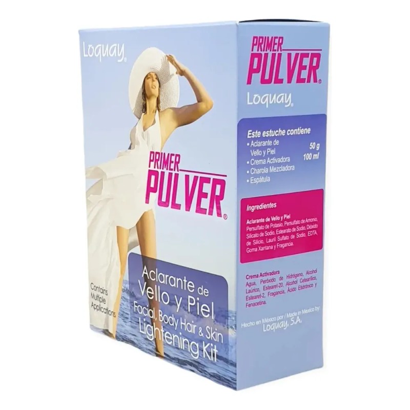 Kit Aclarante De Vello Y Piel Axilas Genital Rodillas Loquay