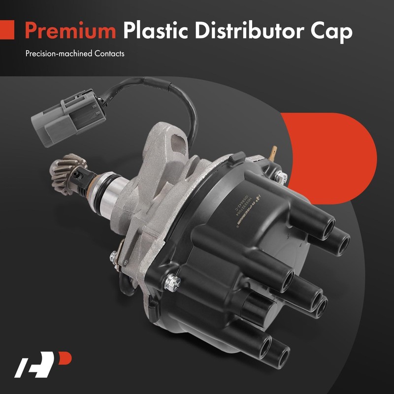 A-Premium Ignition Distributor with Cap and Rotor Compatible with Nissan
