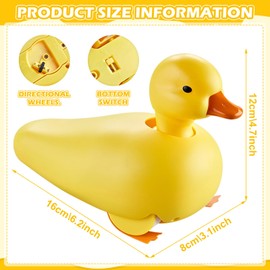 LETTERASHQP Bath Toy Bath Ducks Water Toy Baby Bath Toy Baby from 1 2 3 4 Years Bath Toy Small Ducks Bath Toy Water Toy Water and Land Can Be Used