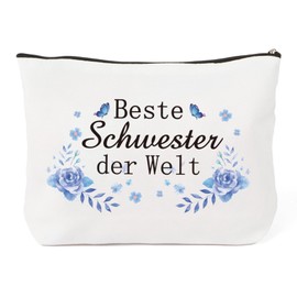 Sister Gift Sister Gifts for Sister Gift Christmas Gift for Sisters Gifts Sister Birthday Gift Ideas Sister Cosmetic Bag Easter Gifts Thank You, White