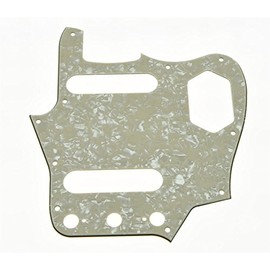 KAISH Vintage JAG Guitar Pickguard JAG Scratch Plate Fits American Jaguar Aged Pearl