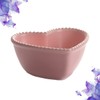 Heart Shaped Ceramic Bowl for Fruit Salad and Dessert -