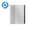Leitz Index Folder Divider, 1-10 Numerical Tabs, A4, Extra Wide,