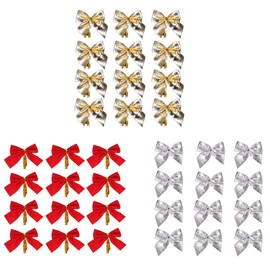 AIXXCUVQ Sparkling Christmas Tree Ornament Baubles Set Creating Festive Atmosphere Christmas Tree Decoration Cloth Decorations, red 12pcs