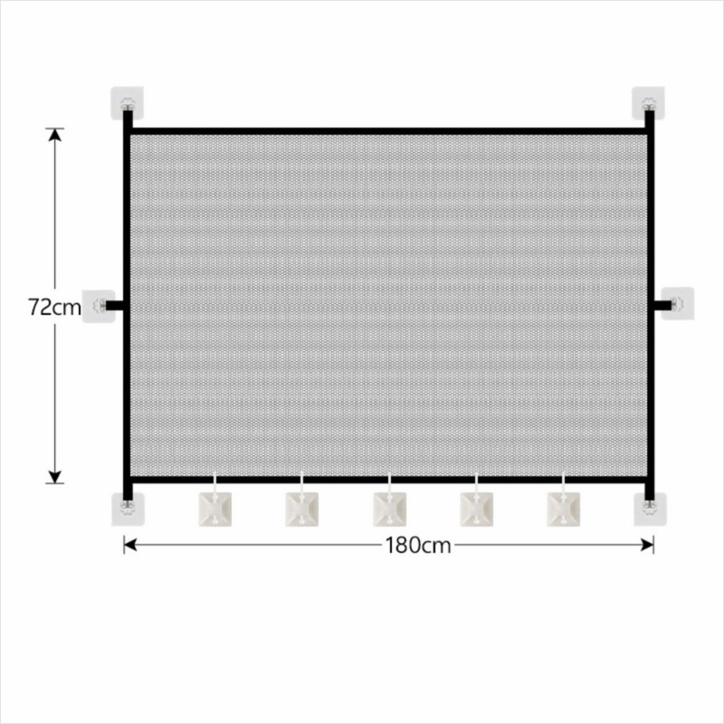 Portable Retractable Pet Barrier Gate for Dogs – Folding Mesh