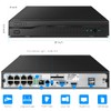 OOSSXX POE NVR Network Recorder Video 4K / 8.0 Megapixel