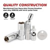 CASOMAN 10PCS 3/8"Drive Magnetic Spark Plug Socket Set, 6PT&12PT, Include