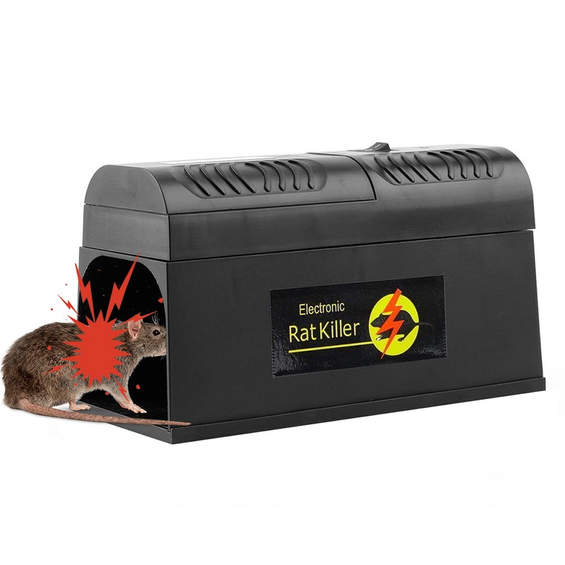 Electric Rat Trap Mouse Killer Intelligent High Voltage Trigger Indoor